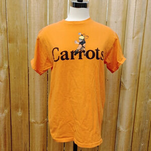 Carrots x Naruto Short Sleeve Orange Fighting T Shirt sz M - LIMITED EDITION